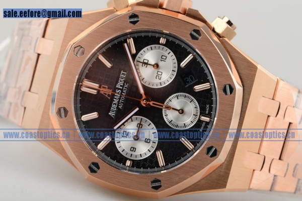 Audemars Piguet Royal Oak 41MM Chronograph Watch Rose Gold 26331OR.OO.1220OR.04 (EF) - Click Image to Close